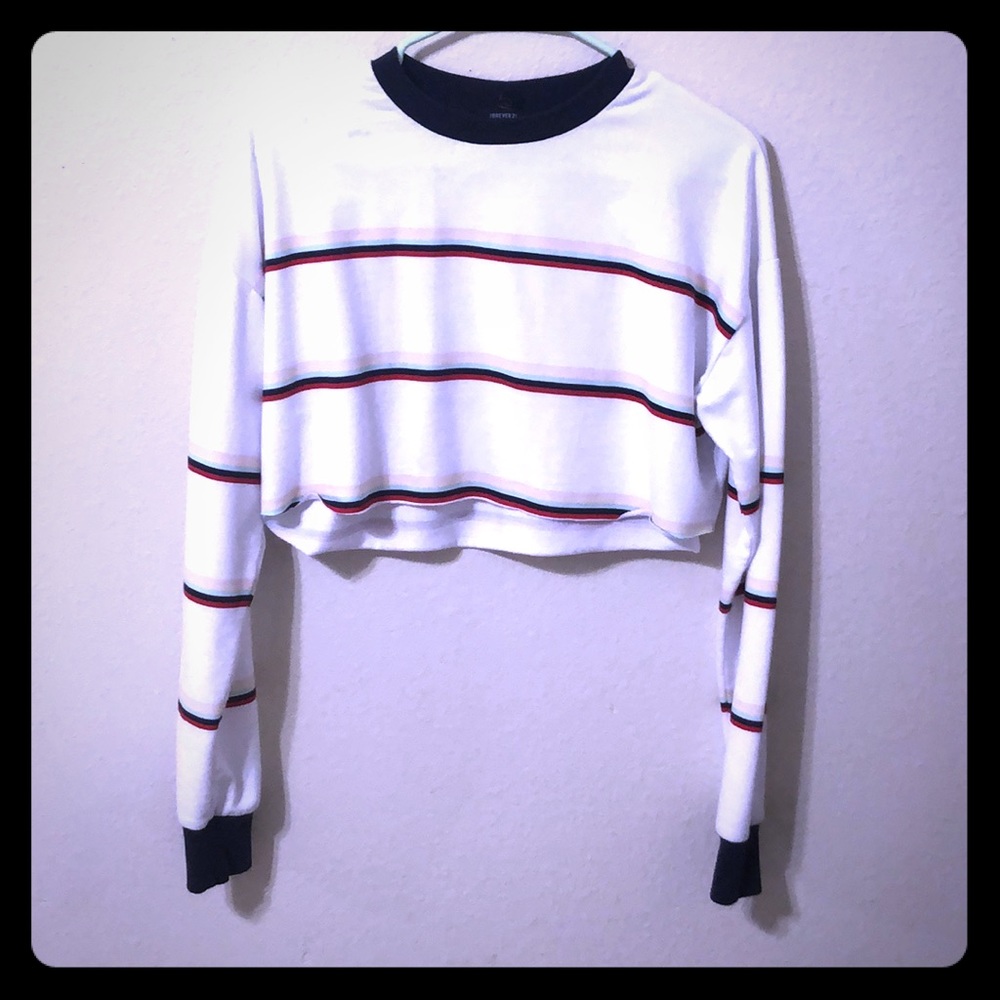 Forever 21, cropped crew neck.